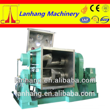 rubber kneader machine with high-viscosity material